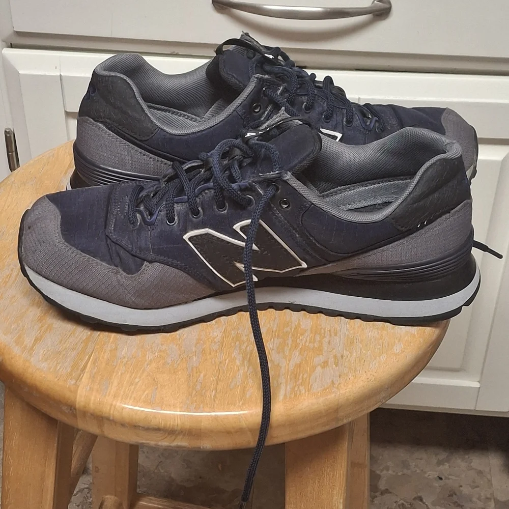 Gently Used Men's New Balance 574pte Outdoors Escape Pack Blue/grey Size 9.5 - Picture 6 of 10